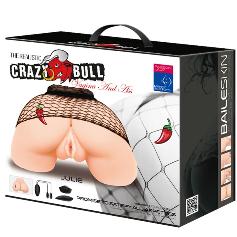 CRAZY BULL - REALISTIC FISHNET VAGINA AND ANUS WITH VIBRATION