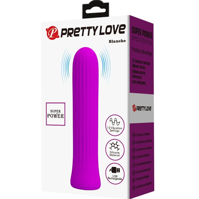 Comprar Pretty Love Blanche Vibrador Rosa – Estimulador Recargable Con 12 Modos De Vibración-Noxtic