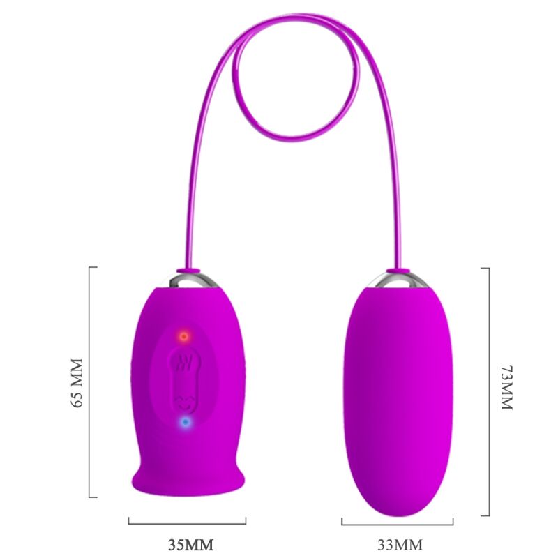Pretty Love Daisy Dual Vibrating Egg – Stimolatore ricaricabile con design ergonomico