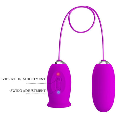 Pretty Love Daisy Dual Vibrating Egg – Stimolatore ricaricabile con design ergonomico