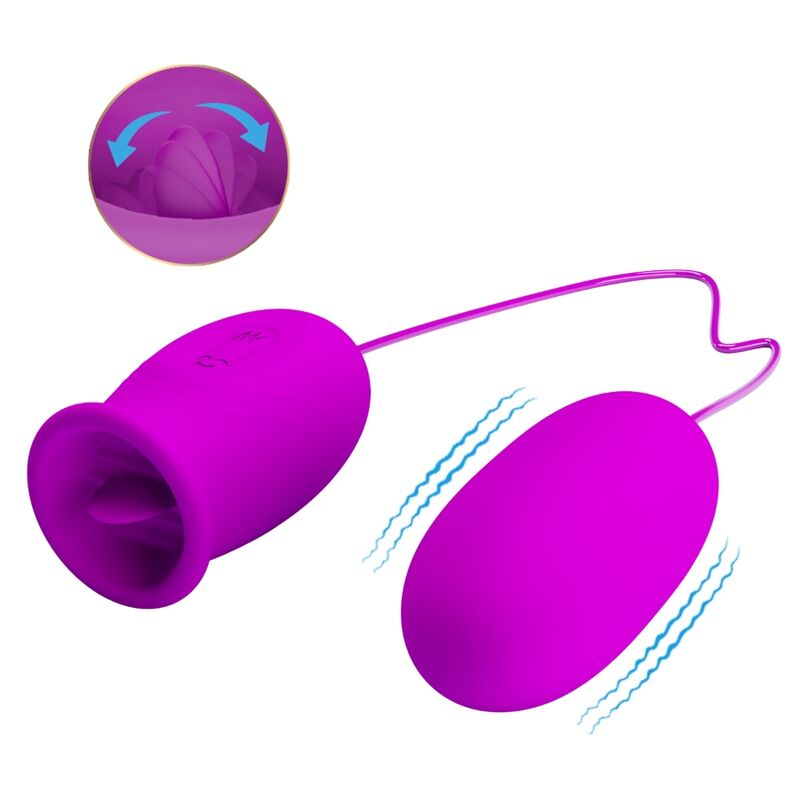 Pretty Love Daisy Dual Vibrating Egg – Stimolatore ricaricabile con design ergonomico