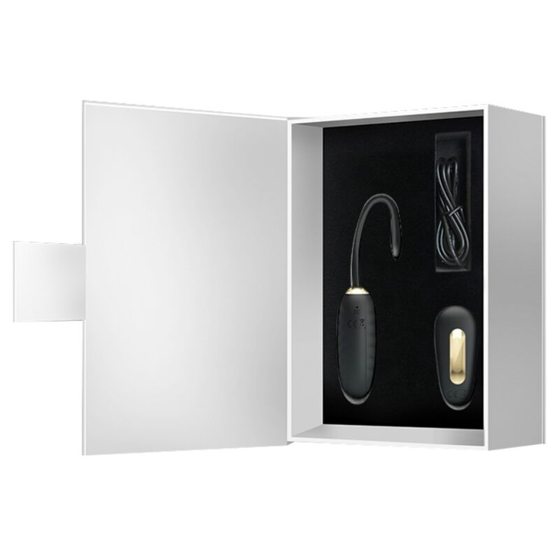 Pretty Love Doreen Uovo Vibrante Ricaricabile Nero - Design Elegante con Telecomando per la Libertà Sensoriale