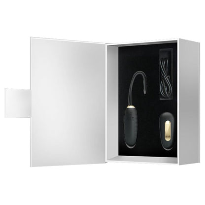 Pretty Love Doreen Uovo Vibrante Ricaricabile Nero - Design Elegante con Telecomando per la Libertà Sensoriale