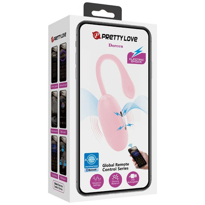 Pretty Love Doreen Huevo Vibrador Recargable Rosa – Diseño Ergonómico Para Placer Personalizado