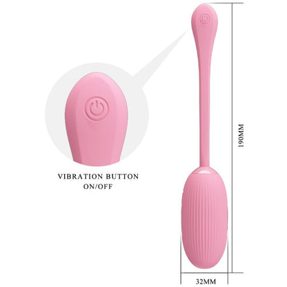 Pretty Love Doreen Huevo Vibrador Recargable Rosa – Diseño Ergonómico Para Placer Personalizado