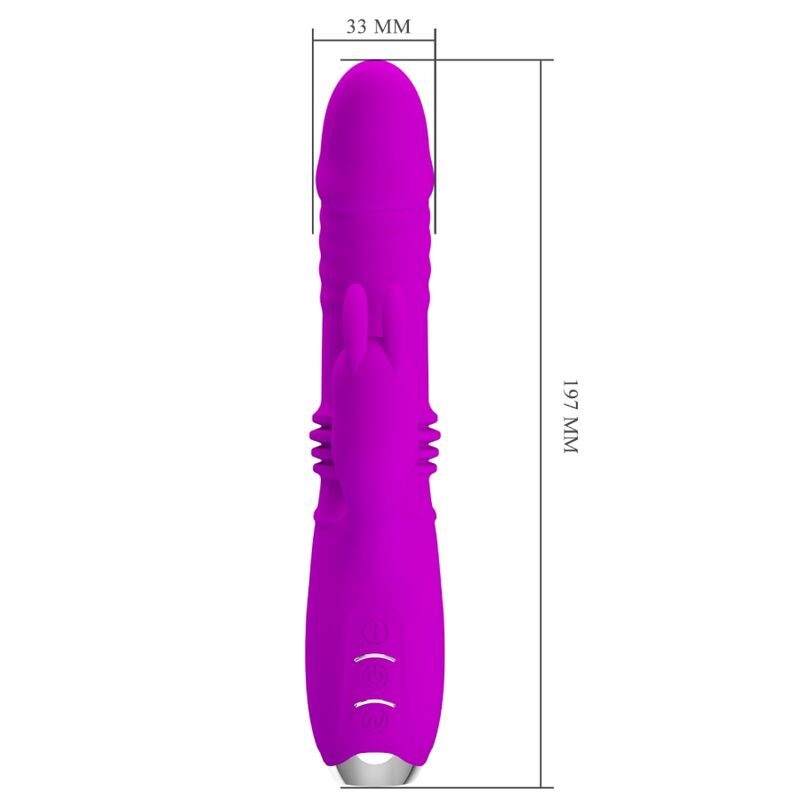 Comprar Pretty Love Dorothy Vibrador Conejo Recargable Morado – Diseño Elegante Para Placer Versátil-Noxtic