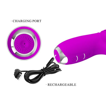 Comprar Pretty Love Dorothy Vibrador Conejo Recargable Morado – Diseño Elegante Para Placer Versátil-Noxtic