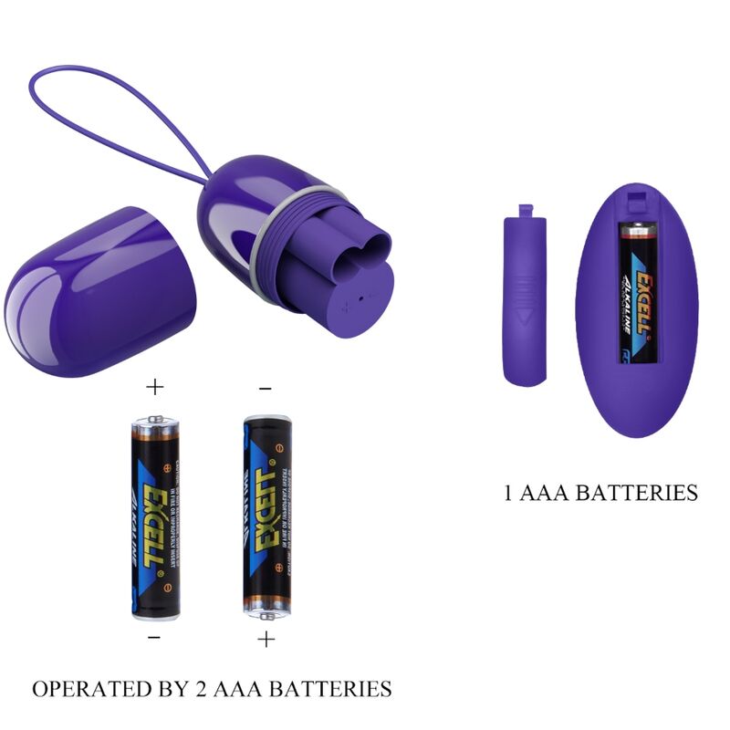 Pretty Love Arvin Huevo Vibrador Control Remoto Violeta – Diseño Ergonómico Para Estimulación Sensacional