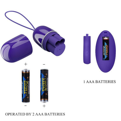 Pretty Love Arvin Huevo Vibrador Control Remoto Violeta – Diseño Ergonómico Para Estimulación Sensacional