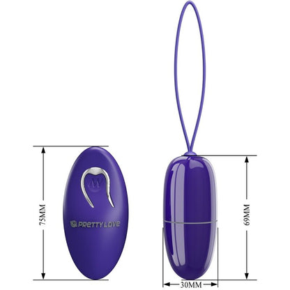 Pretty Love Selkie Youth Mini Uovo Vibrante – Design Ergonomico con Telecomando per il Piacere Personale