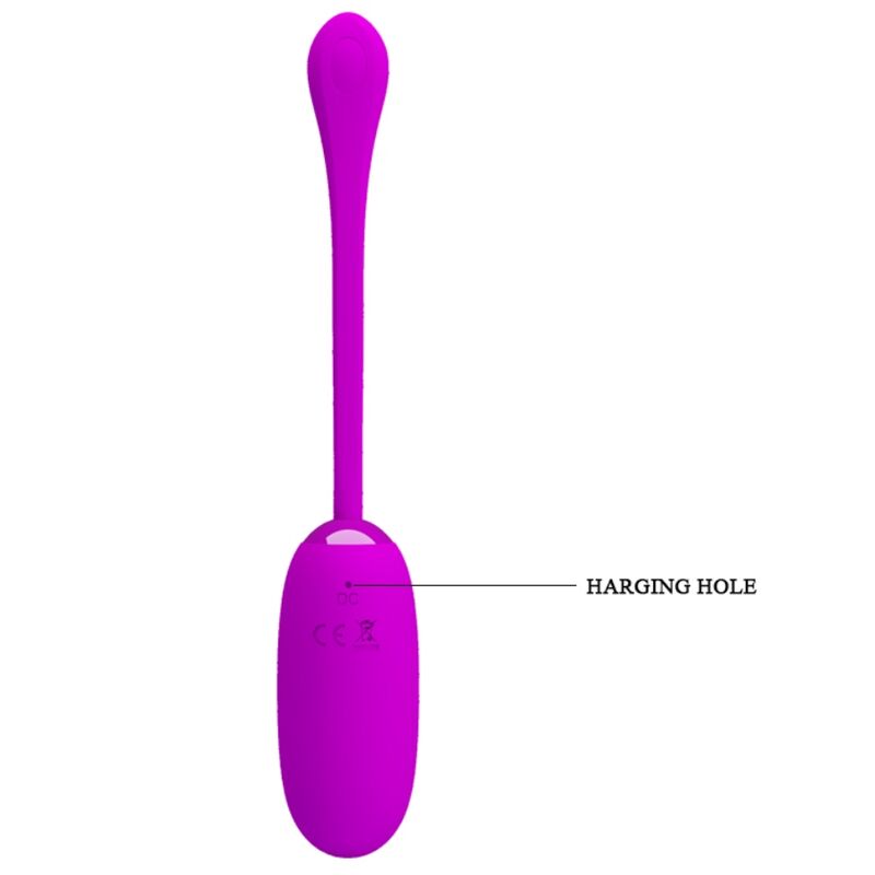 Pretty Love Julius Huevo Vibrador Morado – Impermeable y Recargable Para Placer Discreto