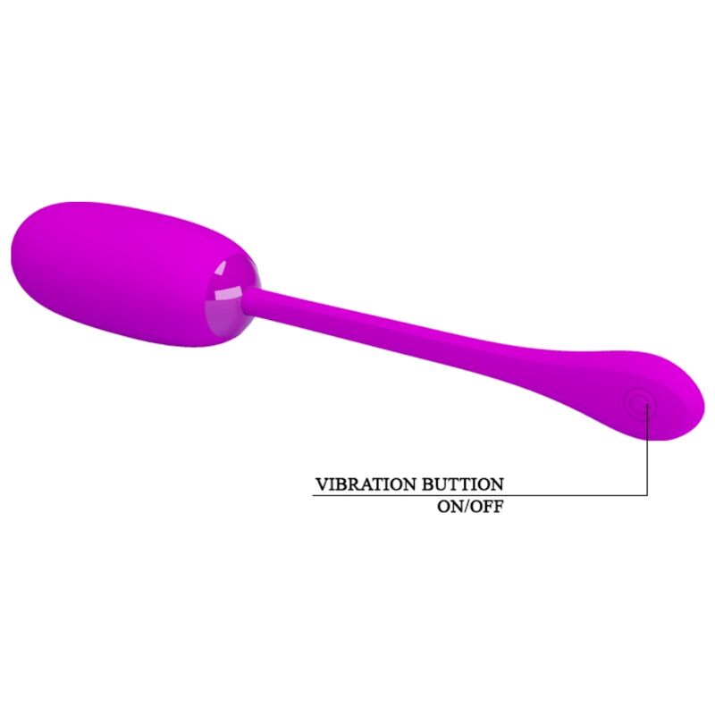 Pretty Love Julius Huevo Vibrador Morado – Impermeable y Recargable Para Placer Discreto