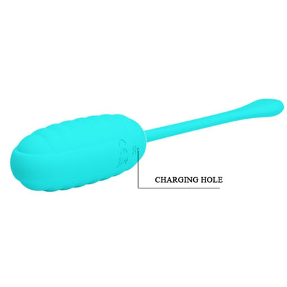 PRETTY LOVE Kirk Huevo Vibrador Recargable Verde Claro – Diseño Compacto Para Placer Discreto