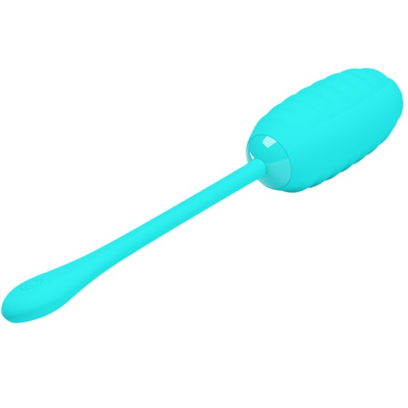 PRETTY LOVE Kirk Huevo Vibrador Recargable Verde Claro – Diseño Compacto Para Placer Discreto