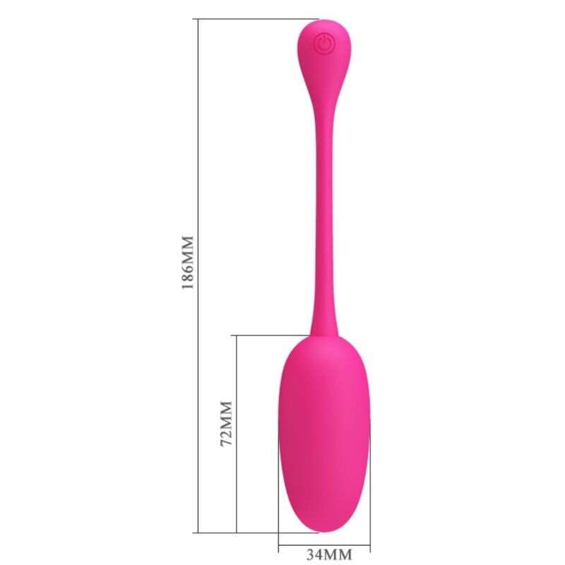 Pretty Love Knucker Uovo Vibrante Ricaricabile Rosa – 12 Funzioni Vibranti per un Piacere Personalizzato