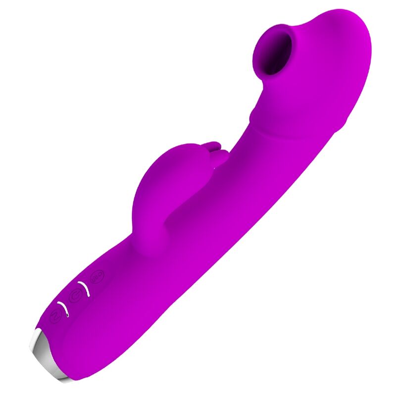 Comprar Pretty Love Regina Vibrador Succionador Recargable Morado – Diseño Ergonómico Para Placer Personalizado-Noxtic