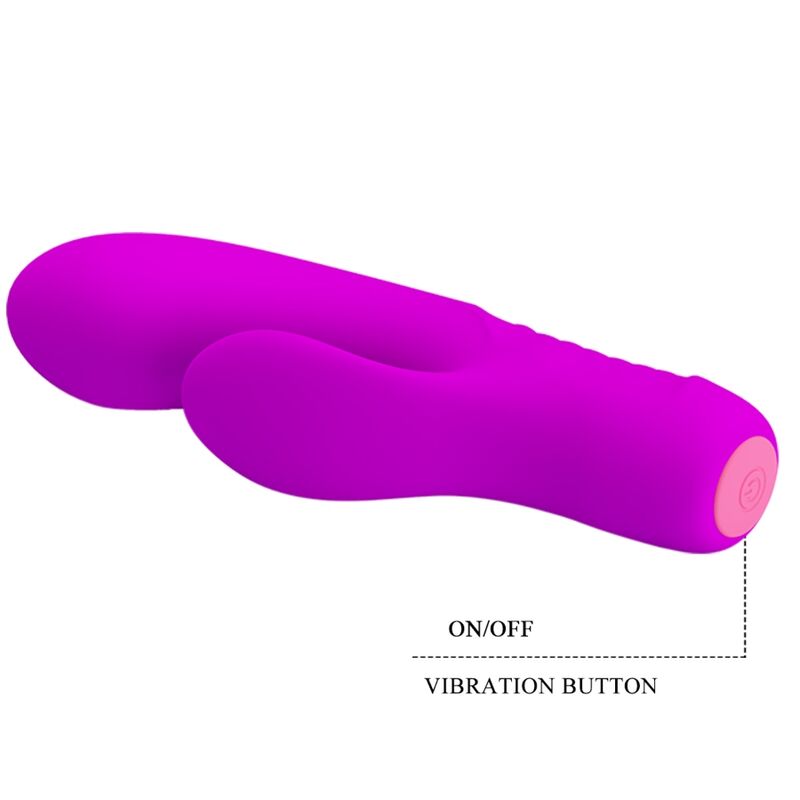 Comprar PRETTY LOVE Tim Vibrador Recargable Morado – Diseño Ergonómico Con Material De Silicona Médica-Noxtic