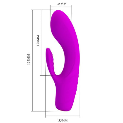 Comprar PRETTY LOVE Tim Vibrador Recargable Morado – Diseño Ergonómico Con Material De Silicona Médica-Noxtic