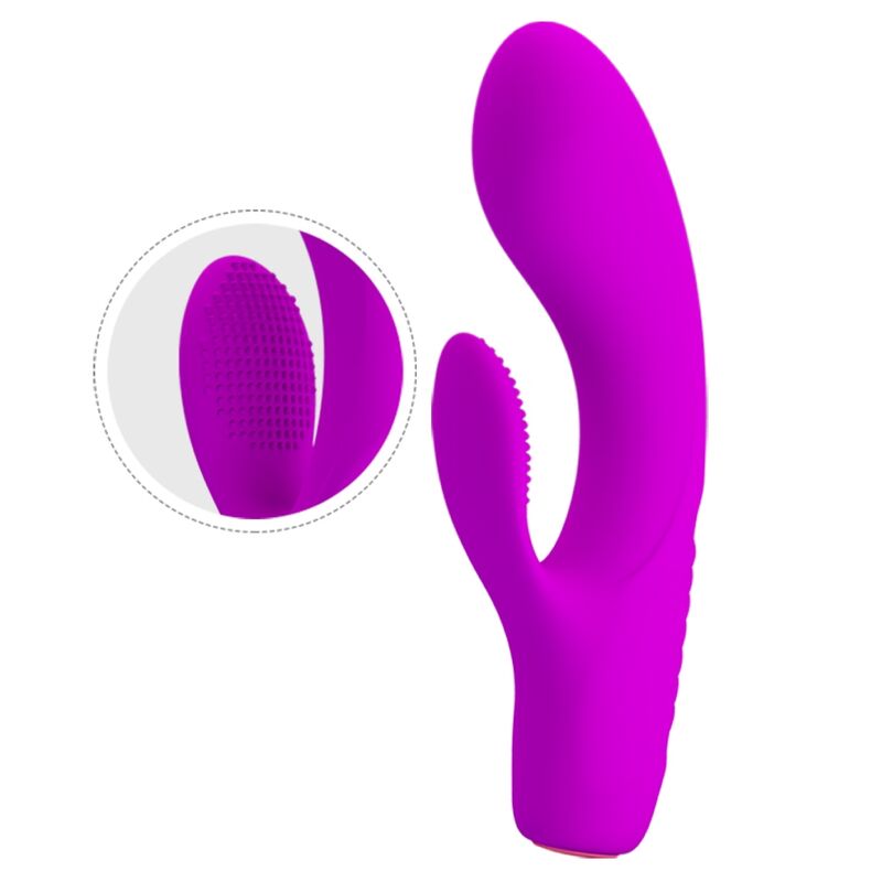 Comprar PRETTY LOVE Tim Vibrador Recargable Morado – Diseño Ergonómico Con Material De Silicona Médica-Noxtic