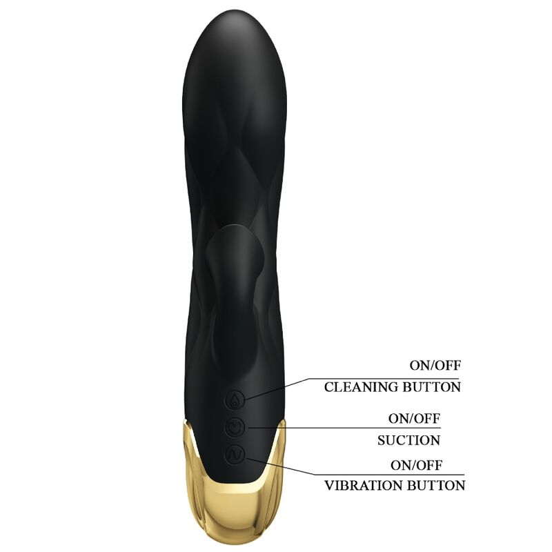 Comprar PRETTY LOVE Vibrador De Lujo Bañado En Oro – Diseño Elegante Con Silicona Médica Para Placer Exclusivo-Noxtic