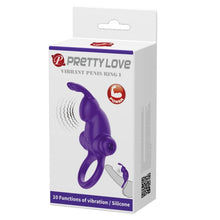 Pretty Love Anillo Vibrador Conejo Morado – Juguete Con 10 Funciones De Vibración Para Placer Compartido