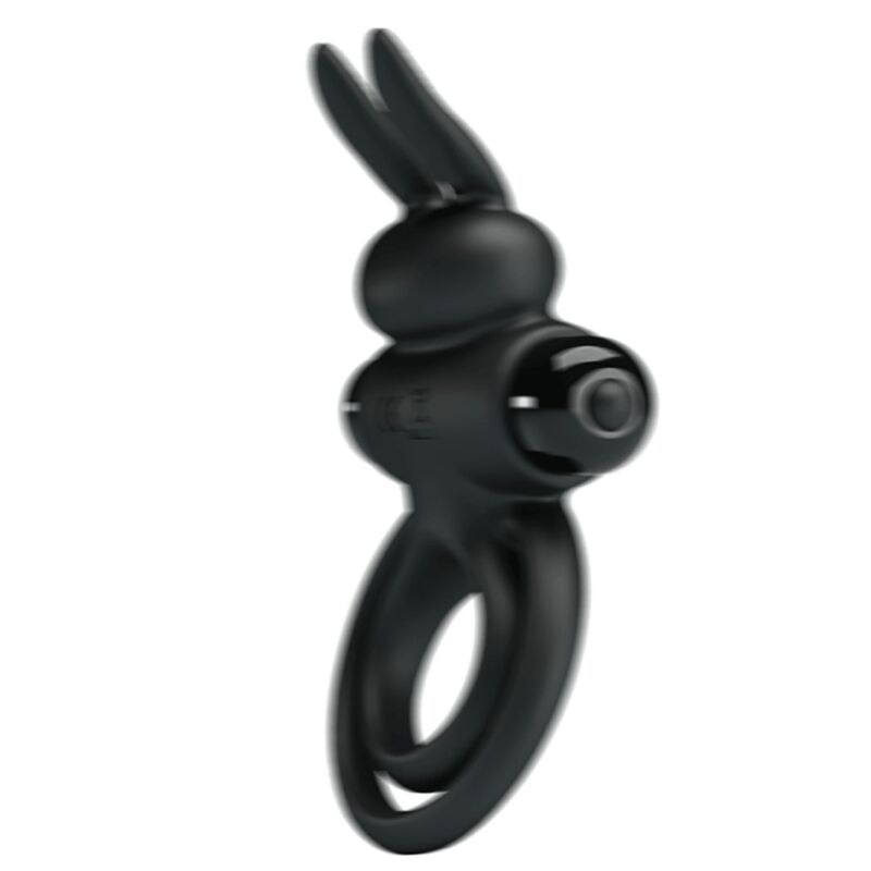 Pretty Love Anillo Vibrador Conejo Negro – Diseño Elegante Para Placer Sensual