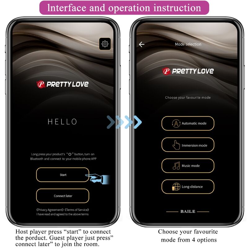 Plug anale Pretty Love Jefferson - Plug controllato tramite app con design ergonomico