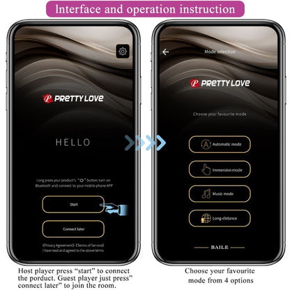 Plug anale Pretty Love Jefferson - Plug controllato tramite app con design ergonomico