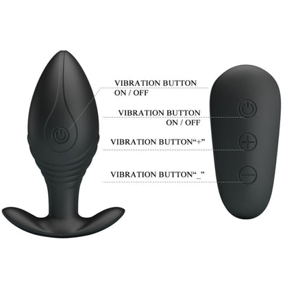 Pretty Love Regina Anal Plug – Vibratore ricaricabile dal design elegante e funzionale