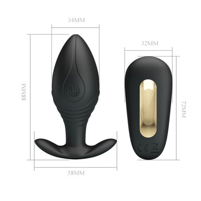 Pretty Love Regina Anal Plug – Vibratore ricaricabile dal design elegante e funzionale