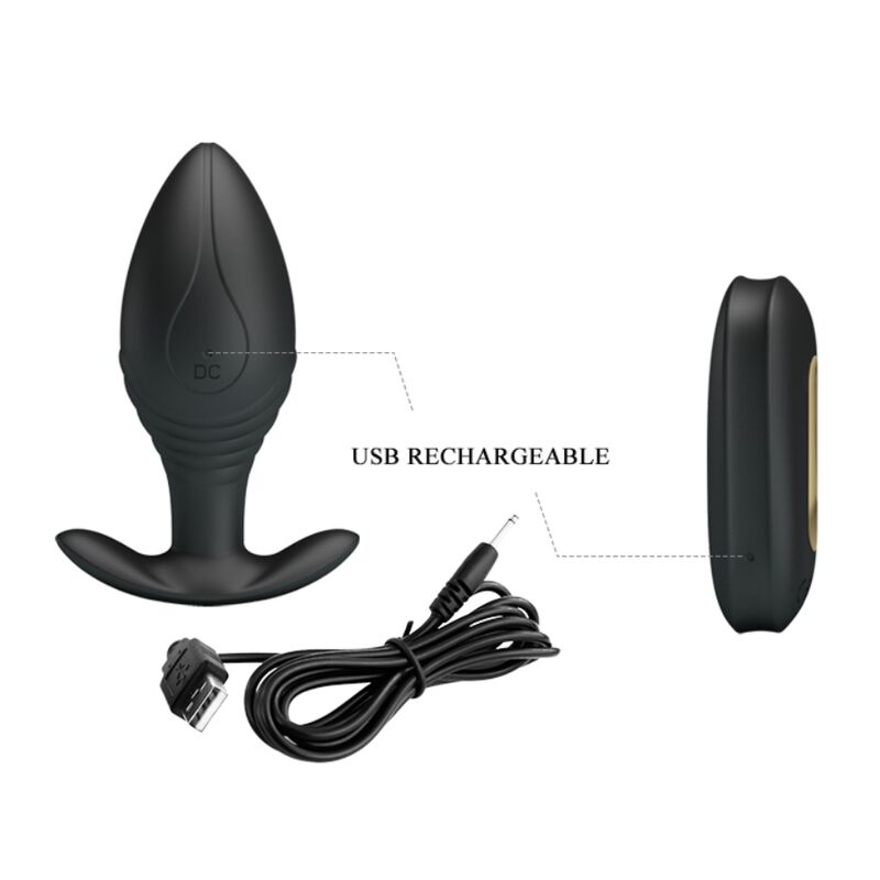 Pretty Love Regina Anal Plug – Vibratore ricaricabile dal design elegante e funzionale