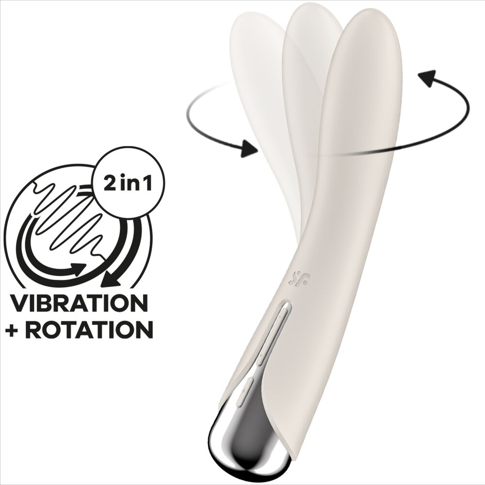 Satisfyer Spinning Vibe 1 Rosso – Vibratore rotante con design innovativo per un piacere maggiore