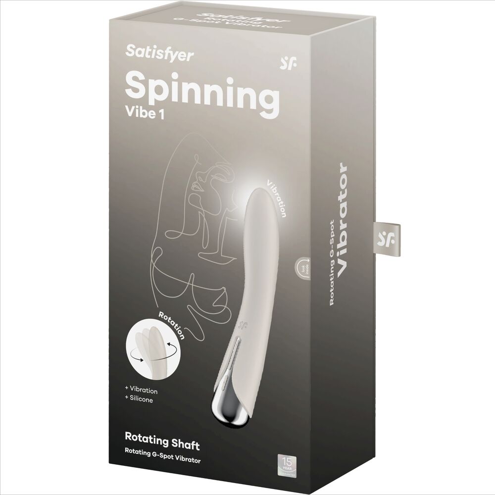 Satisfyer Spinning Vibe 1 Rosso – Vibratore rotante con design innovativo per un piacere maggiore