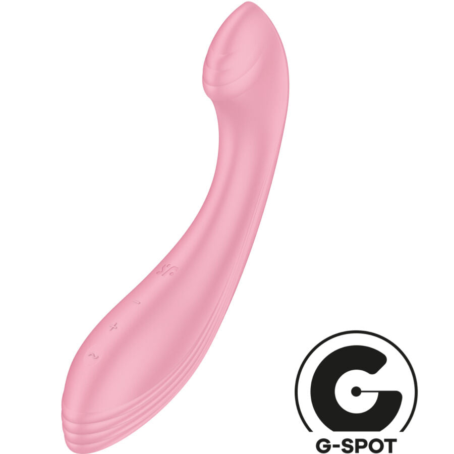 Stimolatore vibrante Satisfyer G-Force rosa – Vibratore ricaricabile con design ergonomico