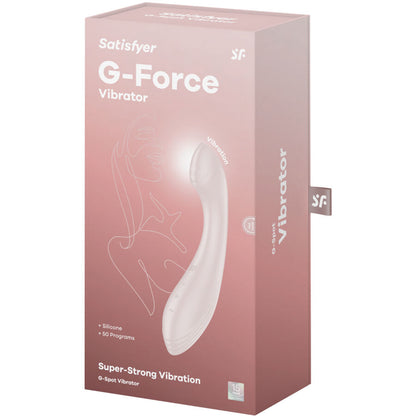 Stimolatore vibrante Satisfyer G-Force rosa – Vibratore ricaricabile con design ergonomico