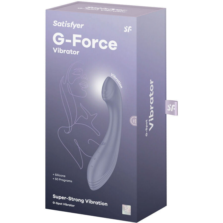 Stimolatore vibrante Satisfyer G-Force rosa – Vibratore ricaricabile con design ergonomico