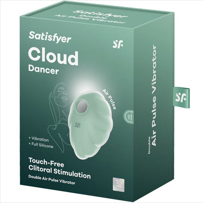 Satisfyer Cloud Dancer Green – Vibratore Air Pulse dal design innovativo