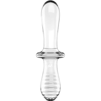 Satisfyer Doble Crystal Dildo Transparente – Diseño Elegante Para Placer Sensorial