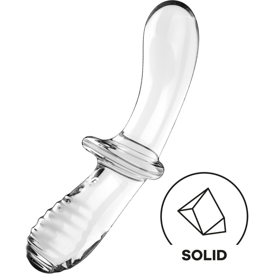 Satisfyer Doble Crystal Dildo Transparente – Diseño Elegante Para Placer Sensorial