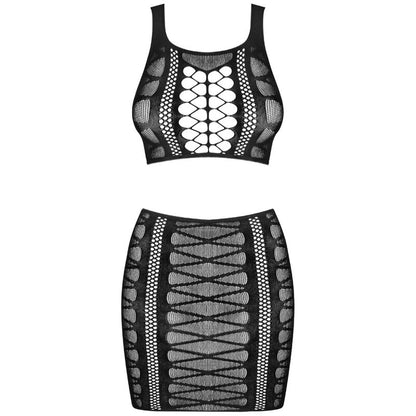 Comprar OBSESSIVE K102 Top Y Falda SML – Conjunto Elegante Para Resaltar Tu Figura Femenina-Noxtic