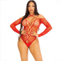 Comprar LEG AVENUE Body Crotchless Rojo – Diseño Ergonómico Para Libertad Sensorial-Noxtic