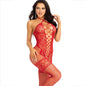Comprar Leg Avenue Bodystocking Cuello Halter Rojo Corazones – Lencería Con Diseño Elegante Y Sensual-Noxtic