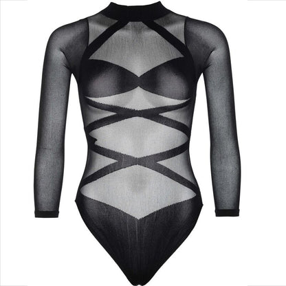 Completo 2 pezzi con body e calze LEG AVENUE: design elegante per esaltare la tua femminilità