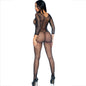 Comprar LEG AVENUE Bodystocking Cuello En V – Diseño Ergonómico Para Elegancia Y Comodidad-Noxtic