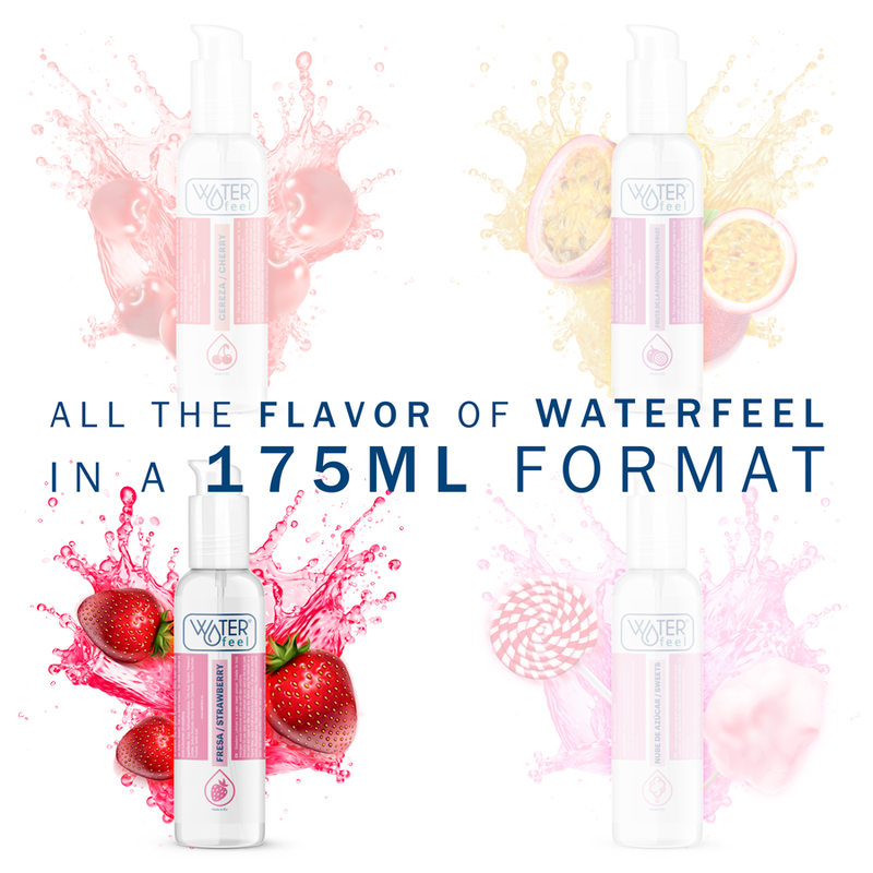 WATERFEEL - LUBRICANTE BASE AGUA FRESA 175 ML-WATERFEEL-Noxtic