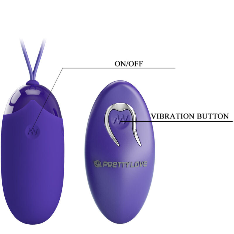 Pretty Love Berger Youth Huevo Vibrador – Control Remoto Con Diseño Elegante y Versátil