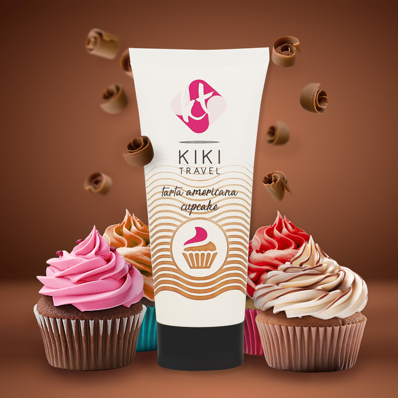 KIKÍ TRAVEL - CUPCAKE FLAVOR SLIDING GEL 50 ML