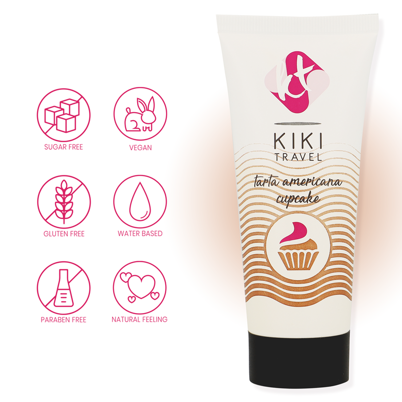 KIKÍ TRAVEL - CUPCAKE FLAVOR SLIDING GEL 50 ML