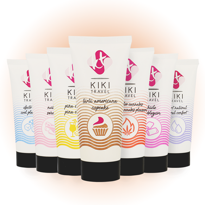 KIKÍ TRAVEL - CUPCAKE FLAVOR SLIDING GEL 50 ML