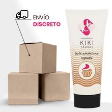 KIKÍ Travel Gel Deslizante Sabor Tarta Americana Cupcake 50 Ml – Lubricante A Base De Agua Para Sensación Sedosa
